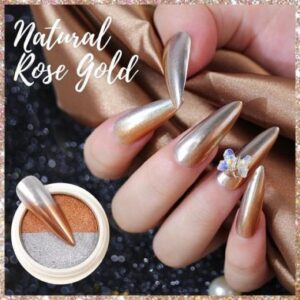 Ombre Mirror Nails Chrome Powder