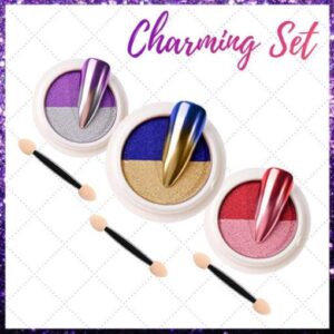 Ombre Mirror Nails Chrome Powder
