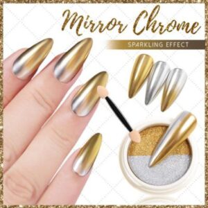 Ombre Mirror Nails Chrome Powder