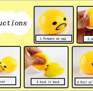 Puking Egg Yolk Stress Ball