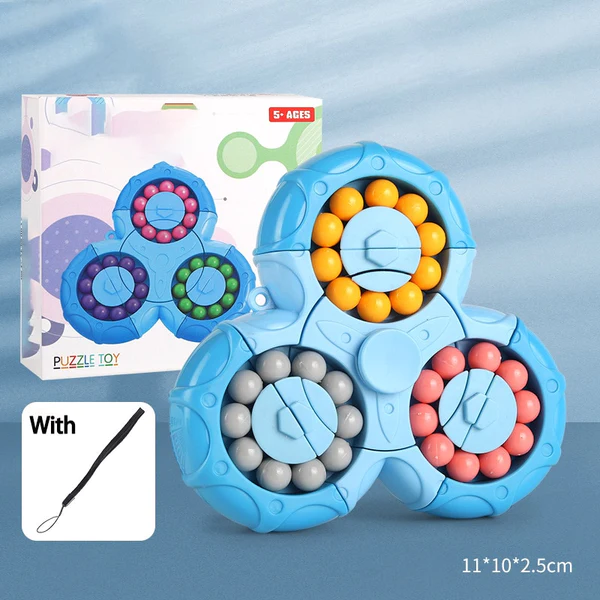 Six-Sided Rotating Fingertip Rubiks Cube