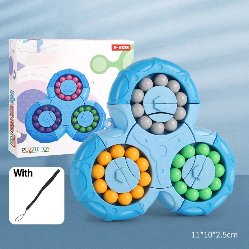 Six-Sided Rotating Fingertip Rubiks Cube