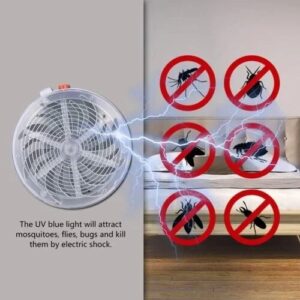 Solar Powered Bug Zapper-No Need For Wiring or Battery Costs