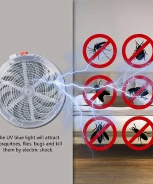 Solar Powered Bug Zapper-No Need For Wiring or Battery Costs