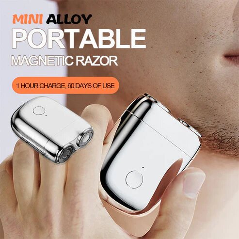 Waterproof Portable USB Mens Shaver