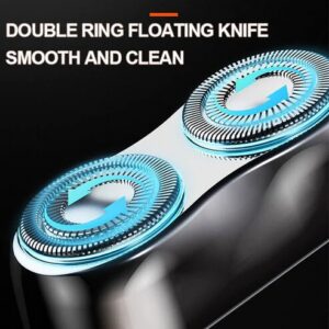 Waterproof Portable USB Mens Shaver