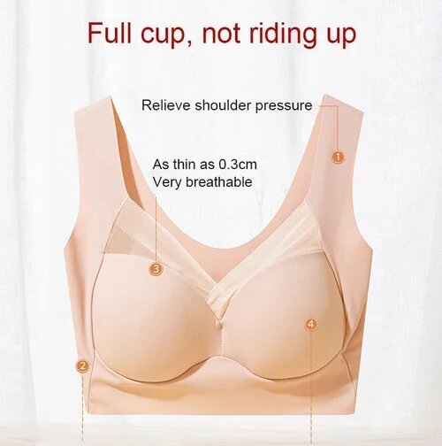 Women Sexy Comfort Push Up Wireless Bras