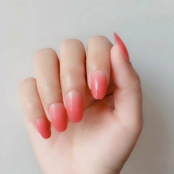 Yaiba Kamado Pink Nezuko Nails