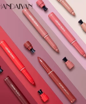 12 Color HANDAIYAN Rotating Sharpenable Matte Lipstick Pencils