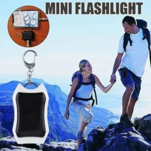 1200MAH PORTABLE SOLAR POWER BANK KEYCHAIN