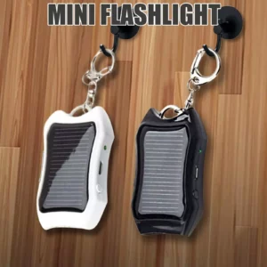 1200MAH PORTABLE SOLAR POWER BANK KEYCHAIN