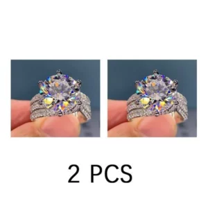 3 karat super glitrende diamantring