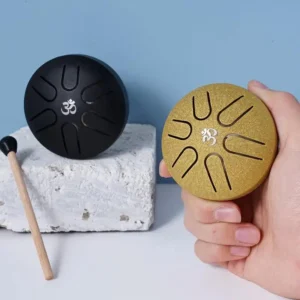 3 Mini Steel Tongue Drum With Song Book