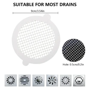 30 Pack Disposable Shower Drain Hair Catcher