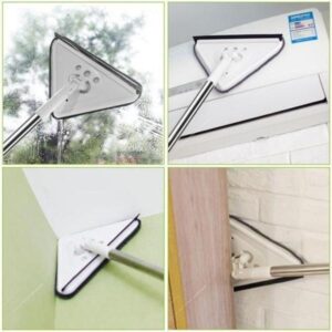 360 Degree Rotatable Adjustable Triangle Cleaning Mop