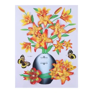 3D Vase Sticker