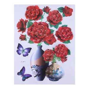 3D Vase Sticker
