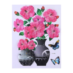 3D Vase Sticker