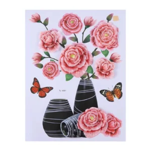 3D Vase Sticker
