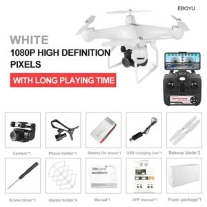 4K Camera Rotation Waterproof Professional RC Drone
