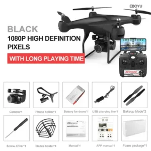 4K Camera Rotation Waterproof Professional RC Drone