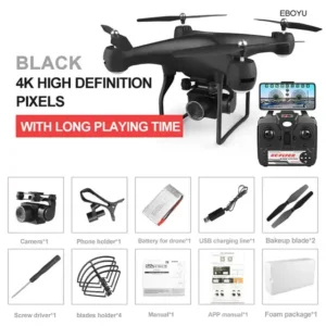 4K Camera Rotation Waterproof Professional RC Drone