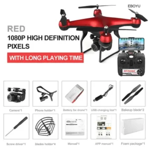 4K Camera Rotation Waterproof Professional RC Drone