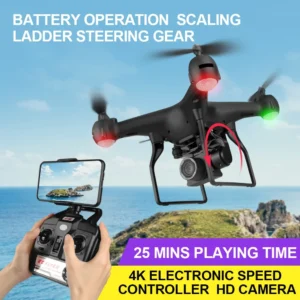4K Camera Rotation Waterproof Professional RC Drone