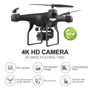 4K Camera Rotation Waterproof Professional RC Drone
