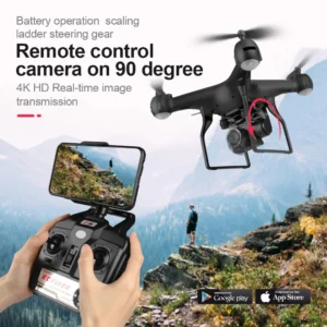 4K Camera Rotation Waterproof Professional RC Drone