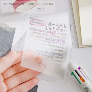 50 Sheets Multipurpose Translucent Visual Sticky Note