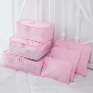 6 Pieces Portable Luggage Packing Cubes