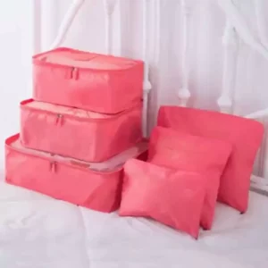 6 Pieces Portable Luggage Packing Cubes