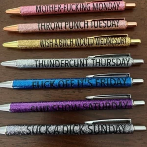 7pcs Funny Pens