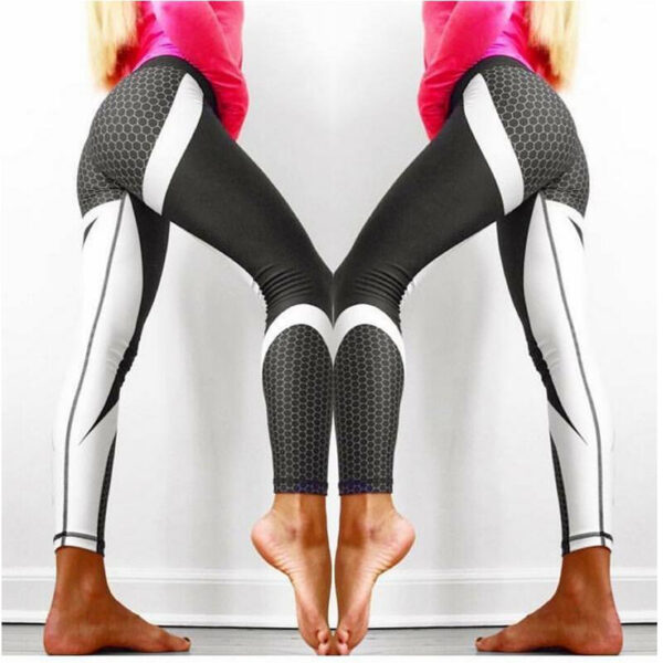 Anti-Cellulite Mesh Pattern Leggings