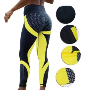 Anti-Cellulite Mesh Pattern Leggings