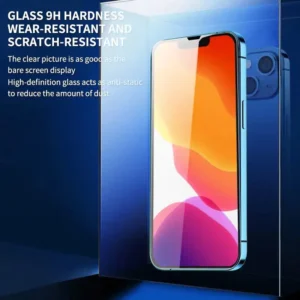 Anti-Spy Screen Protector With Auto Alignment Kit For iPhone