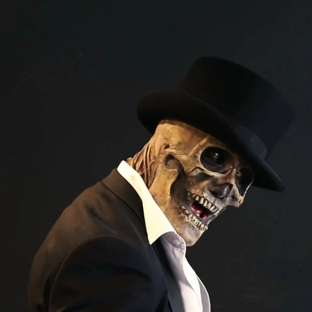 Bare Brain Latex Skull Mask