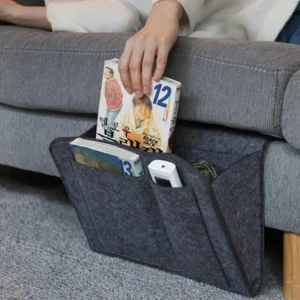 Bedside Storage Bag with Pockets Hanging Organizer