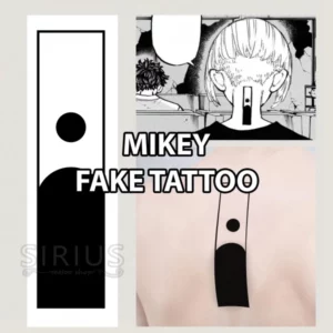 Bonten Tattoo Tokyo Revengers anime manga Mikey Temporary sticker tats Japanese kawaii gift Otaku weeb design