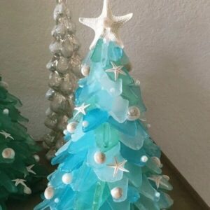 CHRISTMAS SEA GLASS TREE
