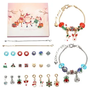 Calendar DIY Christmas Advent Calendar Bracelets Set