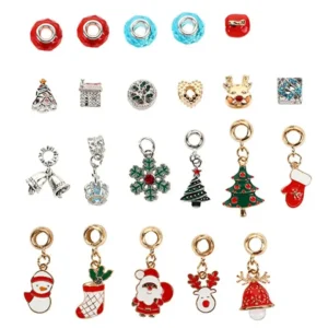 Calendar DIY Christmas Advent Calendar Bracelets Set