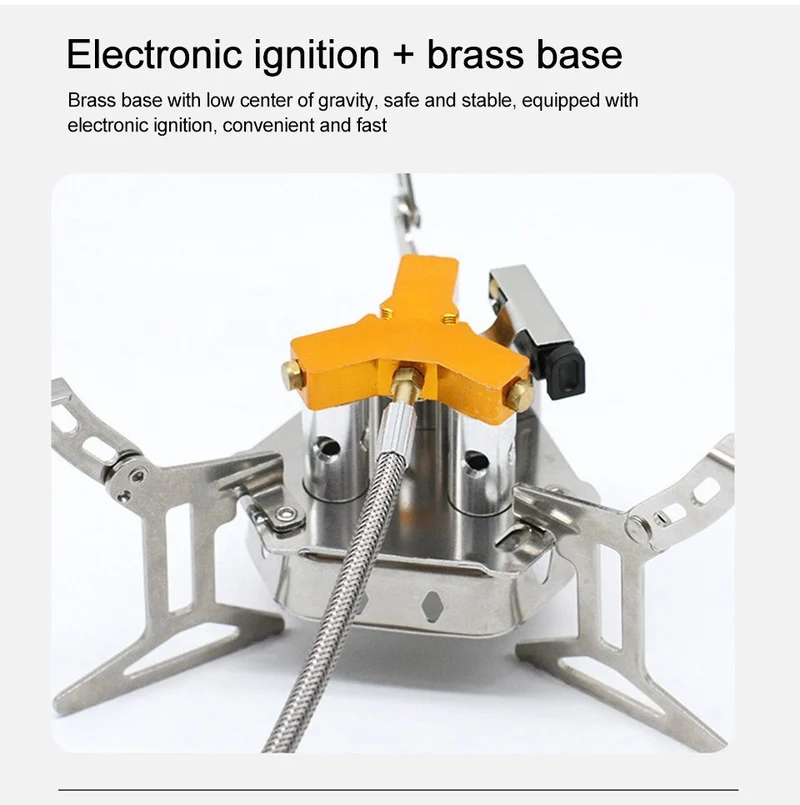 Camping Outdoor Windproof Gas Burner