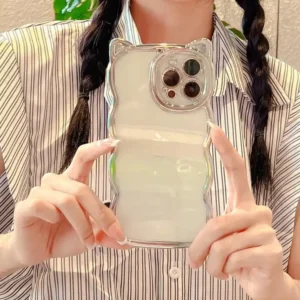 Cat Er Plating iPhone Case