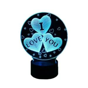 Colorful 3D Hologram Lamp