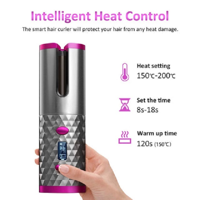 Cordless Automatic Hair Curler