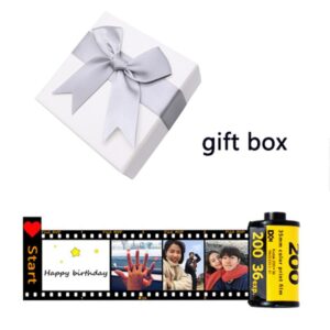 Custom Colorful Camera Roll Keychain Romantic Personalized Gifts