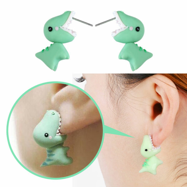 Cute Animal Bite Earring