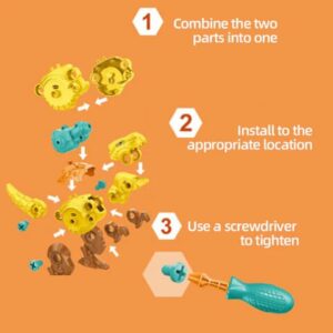 DIY Dinosaur Toy Construction Set